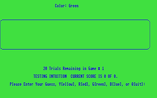Intuition atari screenshot